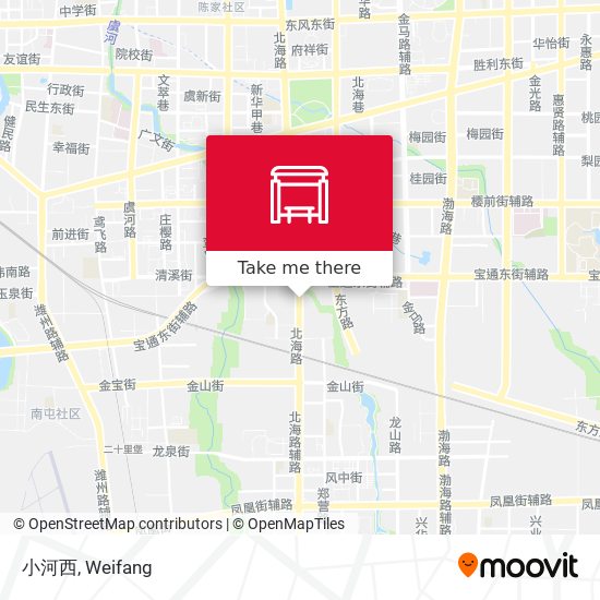 小河西 map