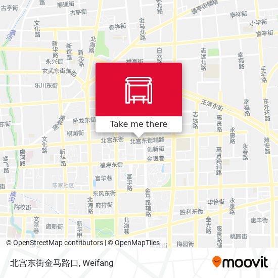 北宫东街金马路口 map