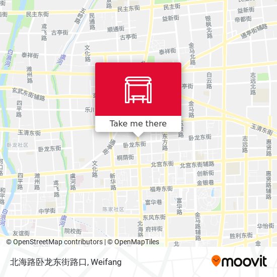 北海路卧龙东街路口 map