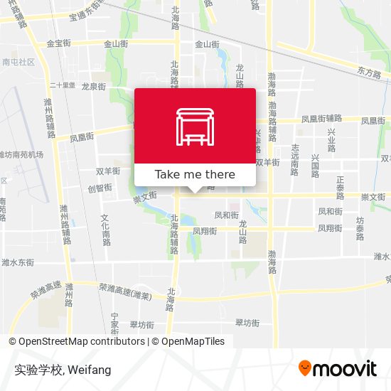 实验学校 map