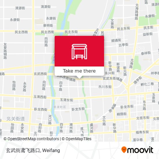 玄武街鸢飞路口 map