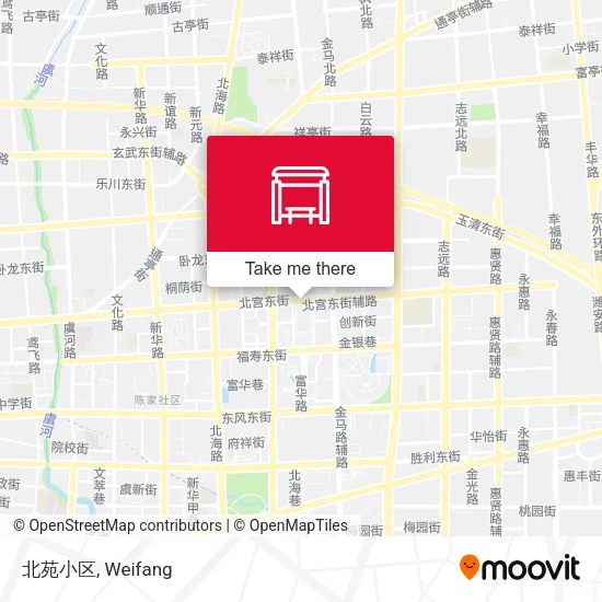 北苑小区 map