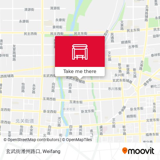 玄武街潍州路口 map