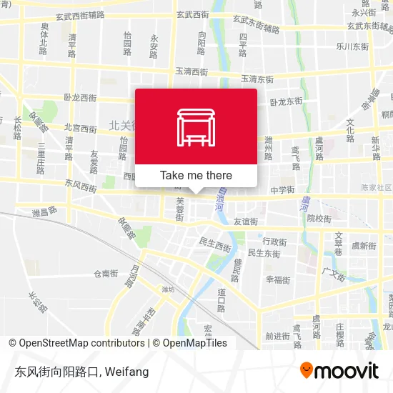 东风街向阳路口 map
