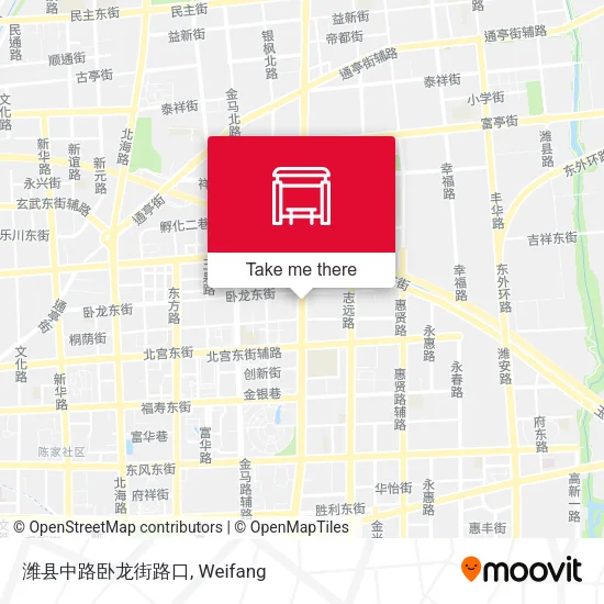 潍县中路卧龙街路口 map