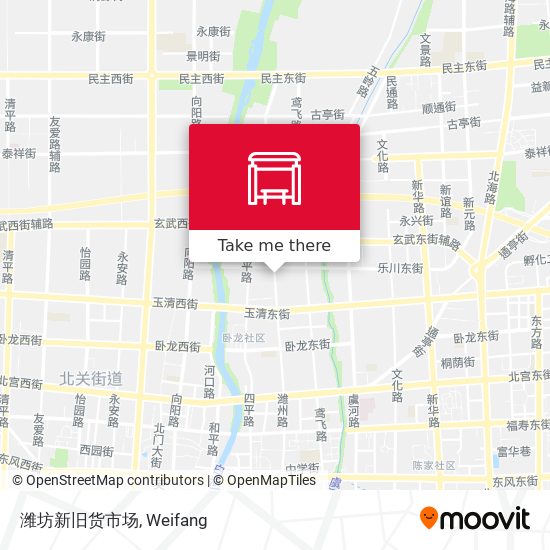 潍坊新旧货市场 map