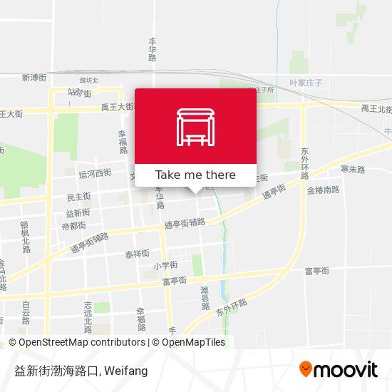 益新街渤海路口 map