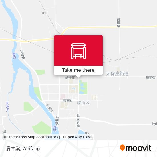 后甘棠 map