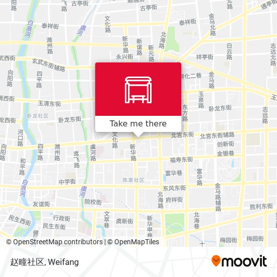 赵疃社区 map