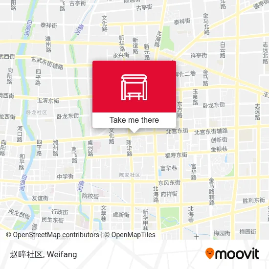 赵疃社区 map