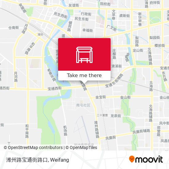 潍州路宝通街路口 map