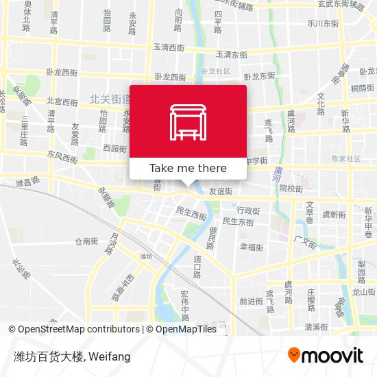 潍坊百货大楼 map