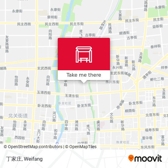 丁家庄 map