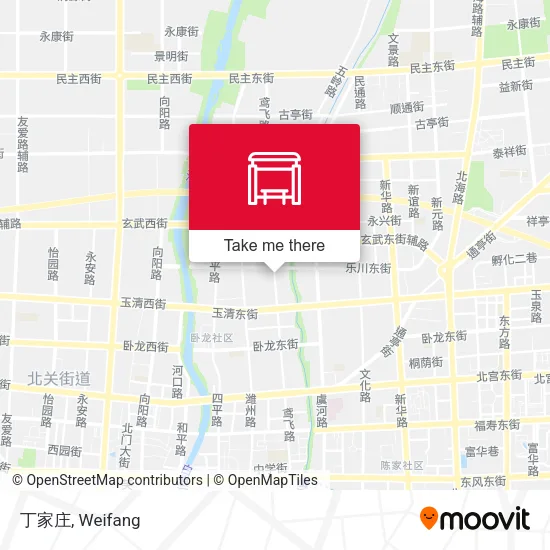 丁家庄 map