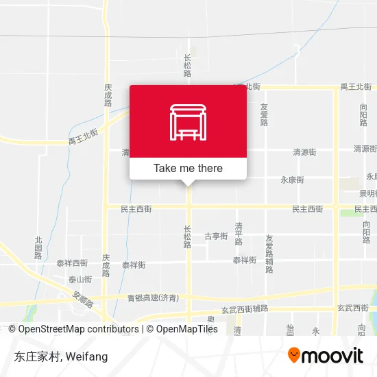 东庄家村 map