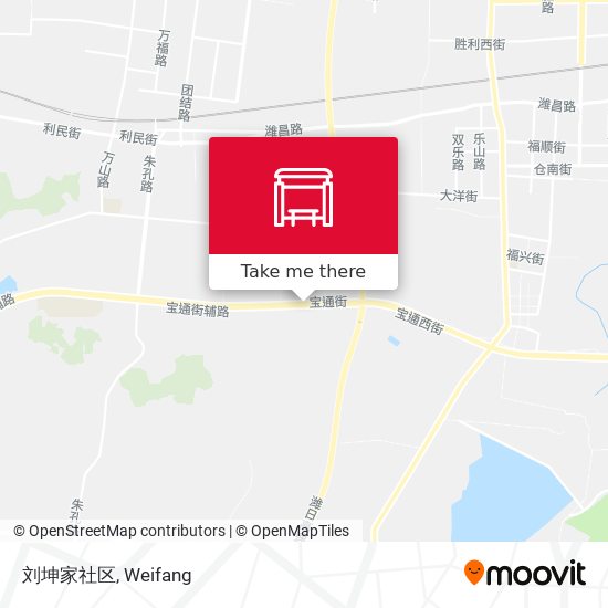 刘坤家社区 map