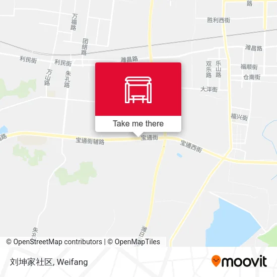刘坤家社区 map