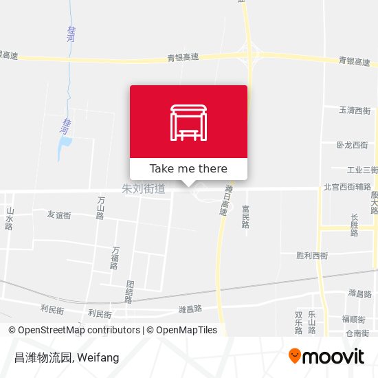 昌潍物流园 map