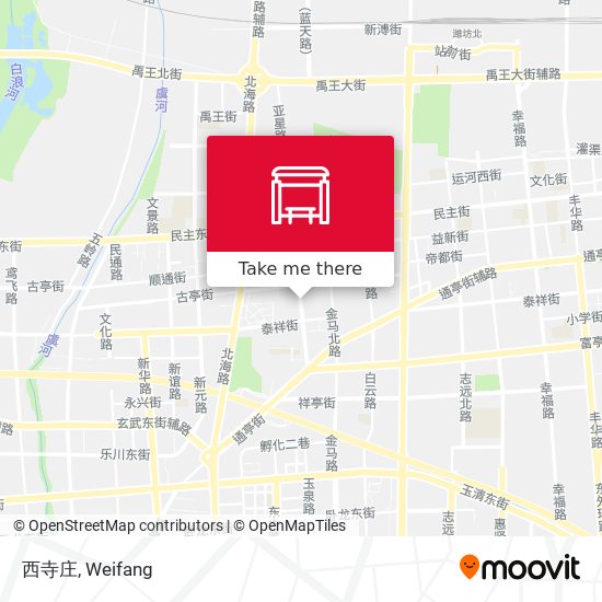 西寺庄 map