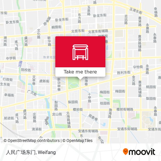 人民广场东门 map