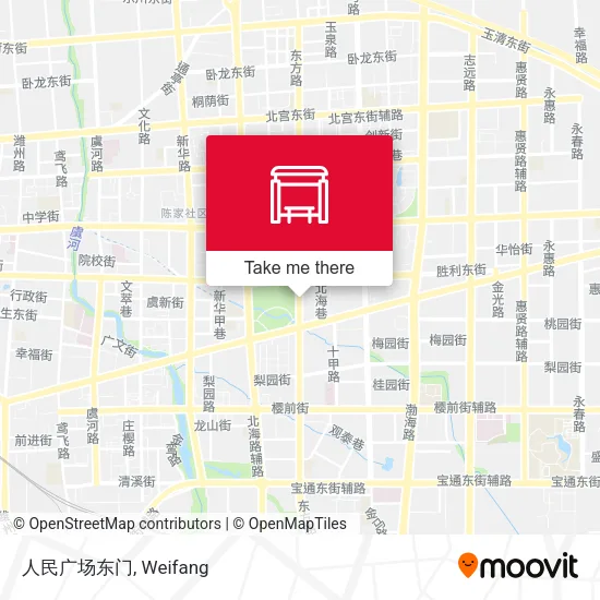 人民广场东门 map