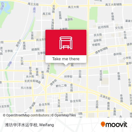 潍坊华洋水运学校 map