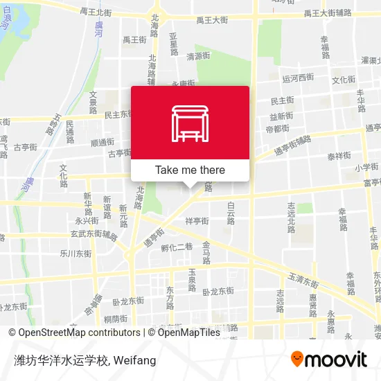 潍坊华洋水运学校 map