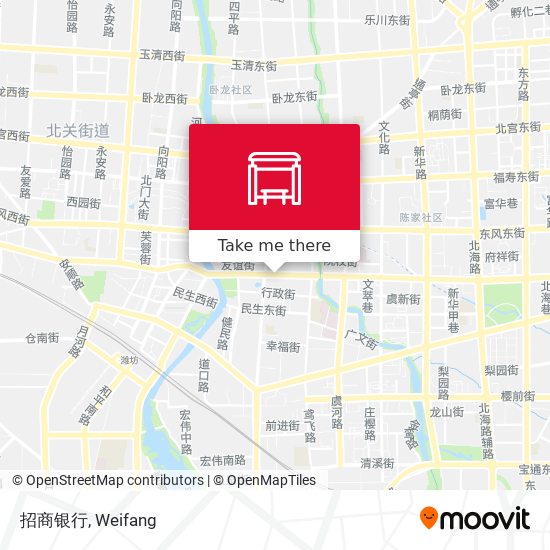 招商银行 map