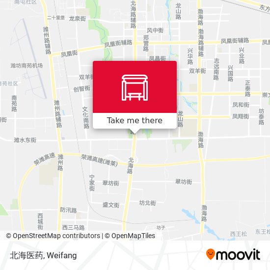 北海医药 map