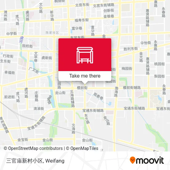 三官庙新村小区 map