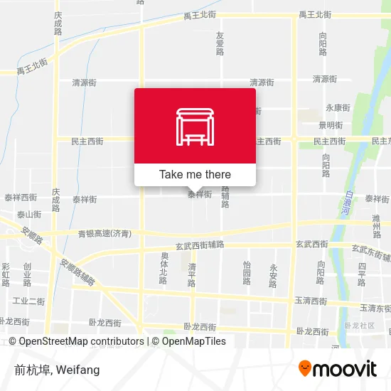 前杭埠 map