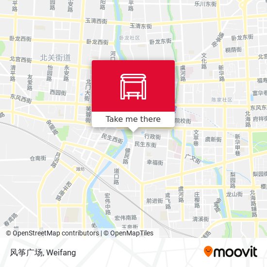 风筝广场 map
