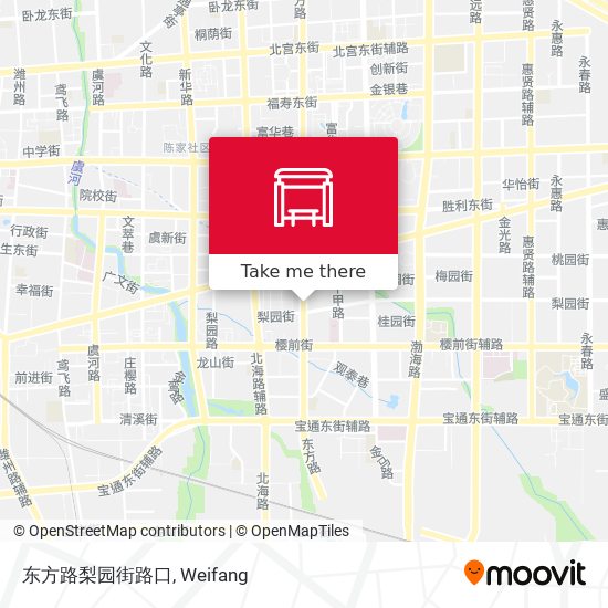 东方路梨园街路口 map