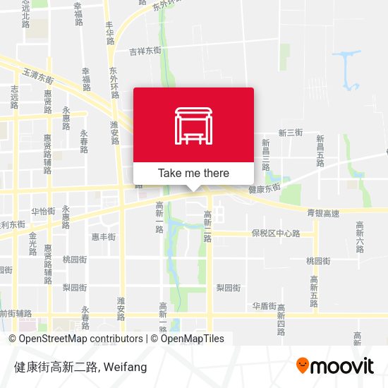健康街高新二路 map