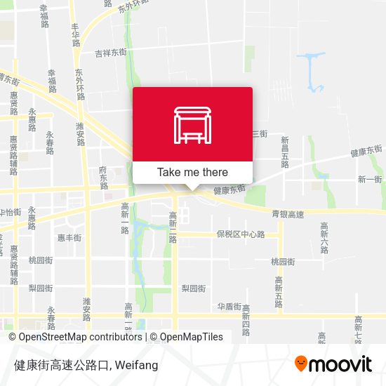 健康街高速公路口 map