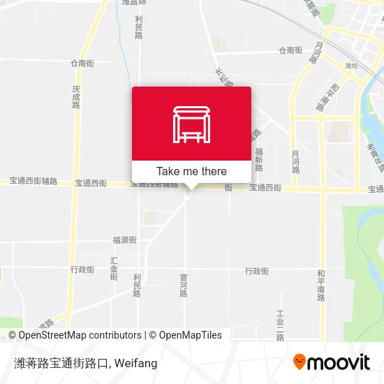 潍蒋路宝通街路口 map