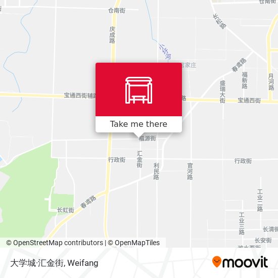 大学城·汇金街 map