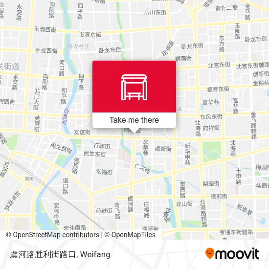 虞河路胜利街路口 map