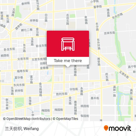 兰天纺织 map