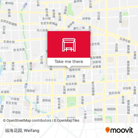 福海花园 map