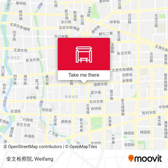 奎文检察院 map