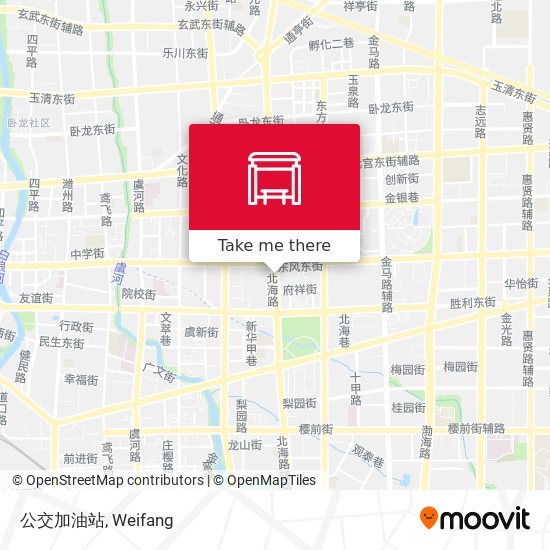 公交加油站 map