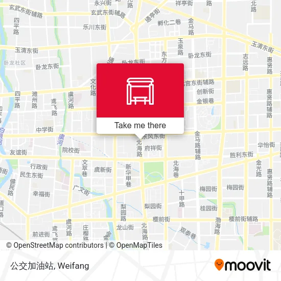 公交加油站 map