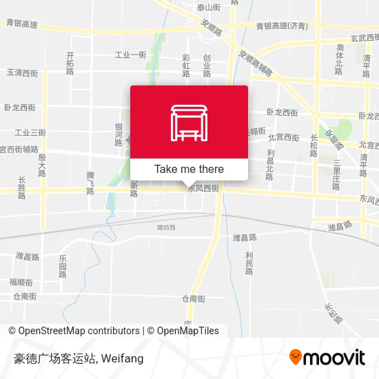 豪德广场客运站 map