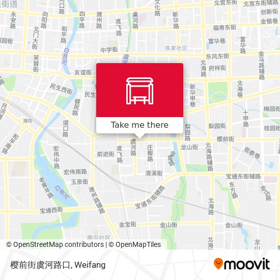 樱前街虞河路口 map