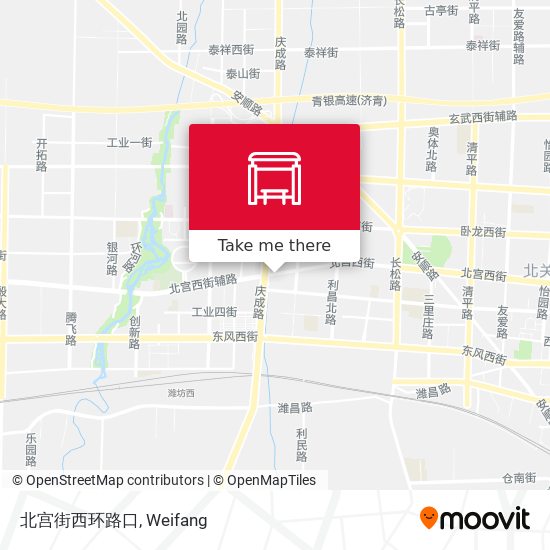 北宫街西环路口 map
