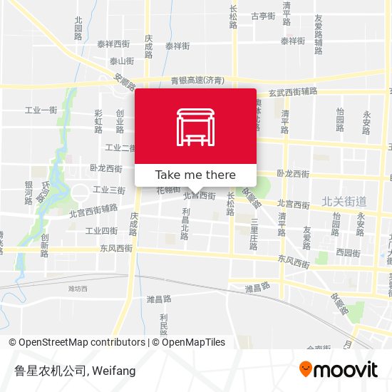 鲁星农机公司 map