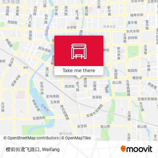 樱前街鸢飞路口 map
