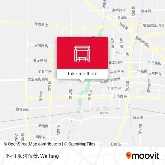 科润·顺河帝景 map