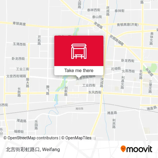 北宫街彩虹路口 map